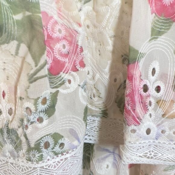 NWT Gianni Bini Midori Floral Print Chiffon Dress, size 12 - Picture 8 of 15